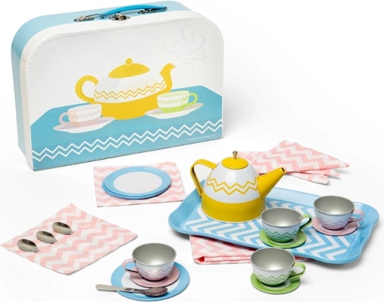 BIGJIGS TOYS чаен сервиз в куфарче