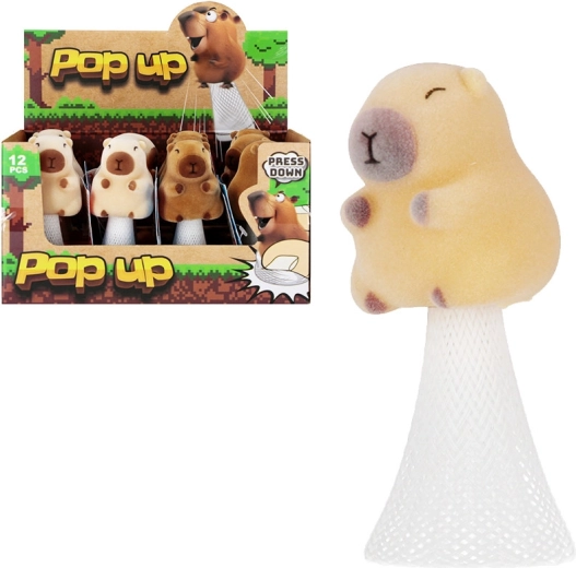 Скачаща играчка капибара 10 см