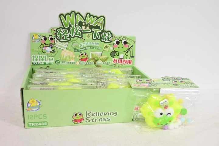 Anti-Stress Squeeze Ball Frog - 1 Piece