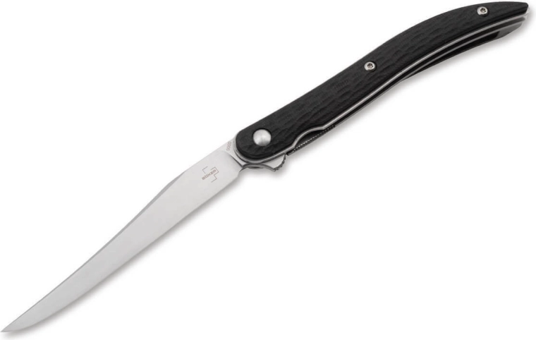 Джобен нож BÖKER Plus Urban Texas Toothpick, 8,4 см, G10, черен, с клипс