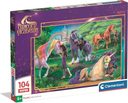 Пъзел Clementoni 104 части Unicorn Academy