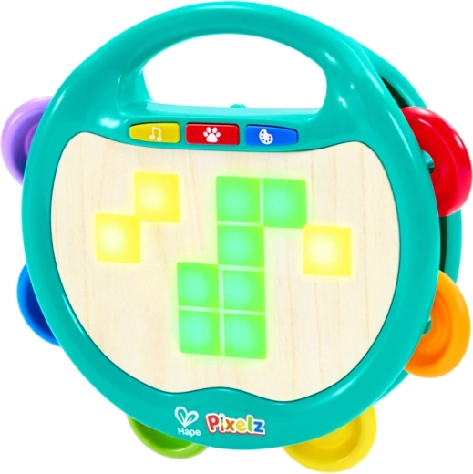 Pixelz Tambourine with Light and Sound Effects
