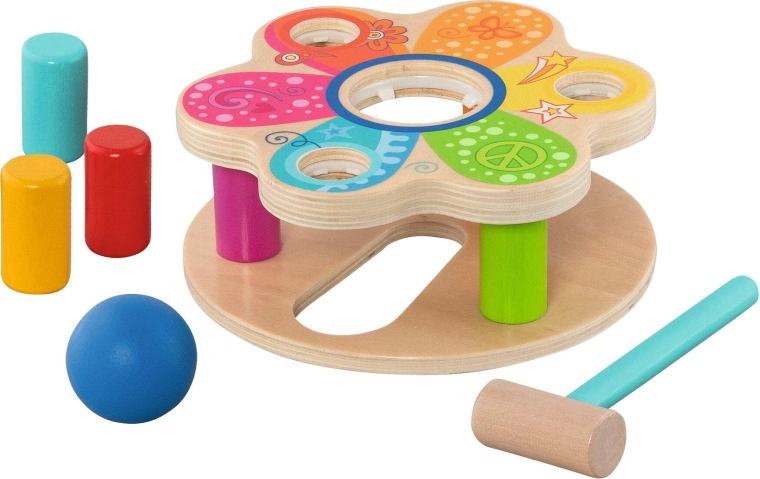 Hammering pegs and the ball