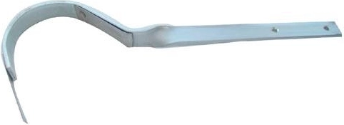 Twisted gutter hook 250 mm galvanized