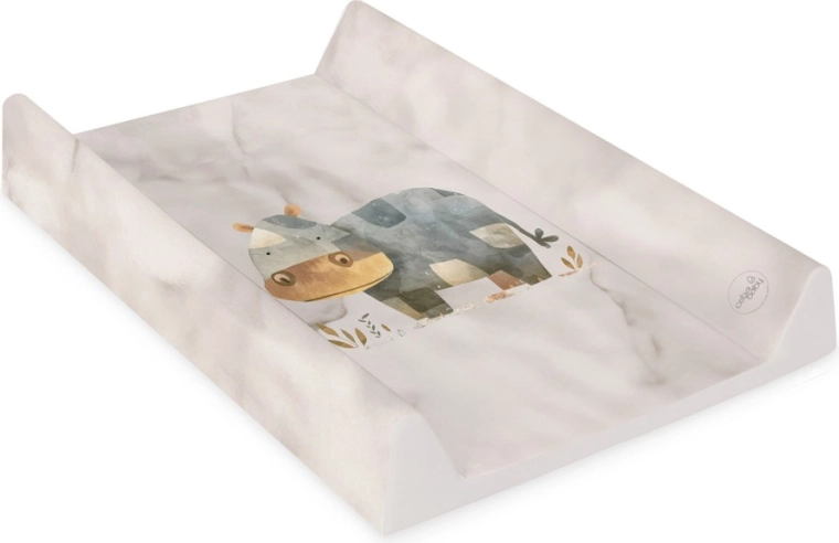 Ceba Baby changing mat with a rigid board Ultra Light Cosy Hippo 50 × 70 cm