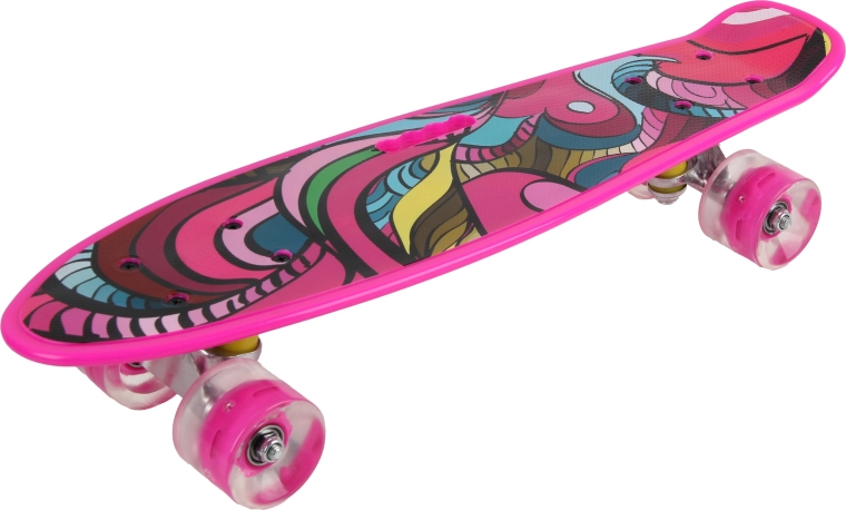 Скейтборд Pink Explosion 54,5 см