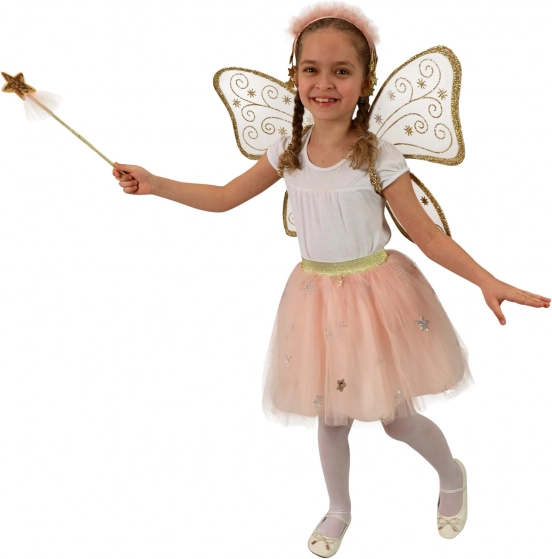 Children's Fairy Costume with Pink Tutu Skirt