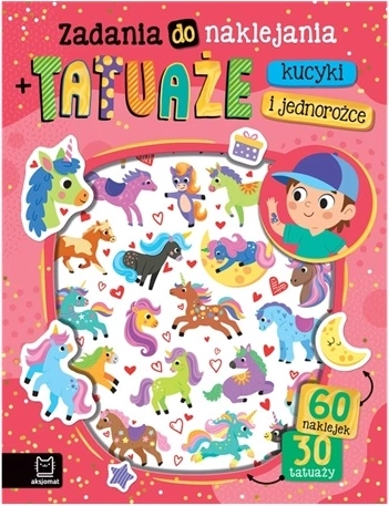 Activity Book with Tattoos: Ponies and Unicorns