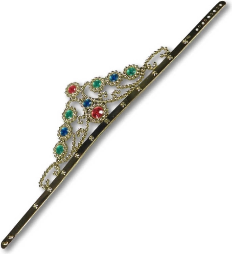 Golden carnival royal crown - 1 piece