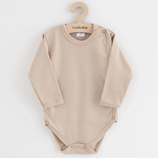 Baby full-opening bodysuit new baby classic ii light beige