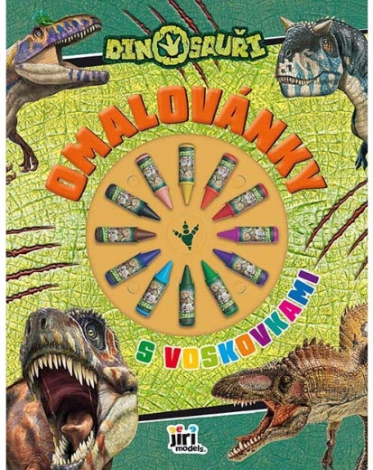 Dinosaur Crayon Coloring Book