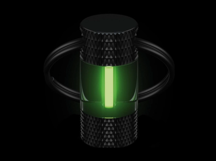 Böker Plus Mini Glow зелен безбатериен ключодържател