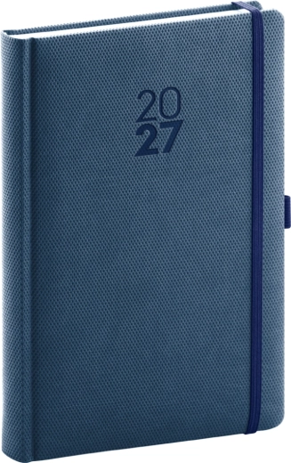 Notique Daily Diary Diamante 2027 Blue 15 × 21 cm