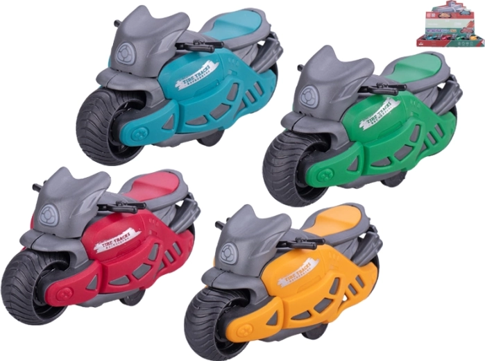 11 cm Pull-Back Motorcycle for Kids