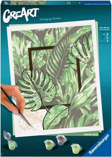 Creart calming leaves painting set
