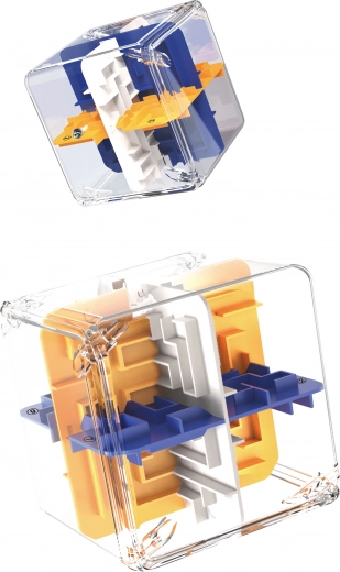 3D labyrinth cube 9 cm – colorful puzzle game