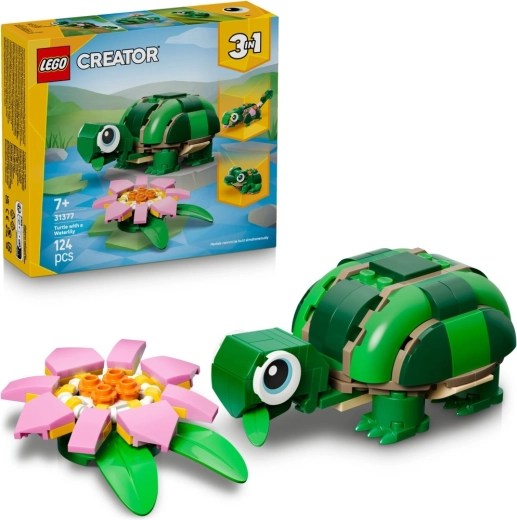 LEGO Creator 3 в 1 Костенурка с водна лилия