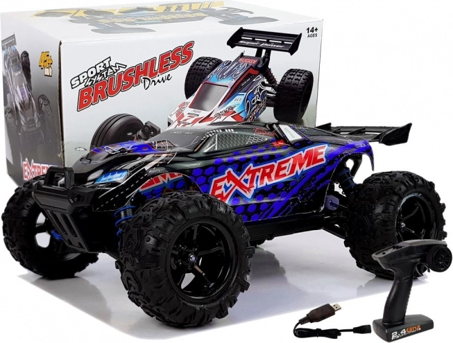 RC кола 1:18 off-road 4x4 синя ENOZE, скорост 45 км/ч