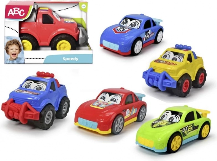 Abc speedy кола за най-малките 27 см – серия състезателни и товарни колички (6 вида)