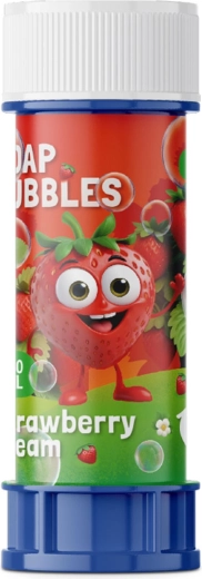Strawberry-Scented Bubble Solution 60 ml