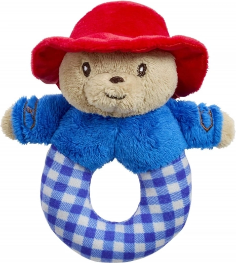 Плюшена дрънкалка PADDINGTON за бебета – синя