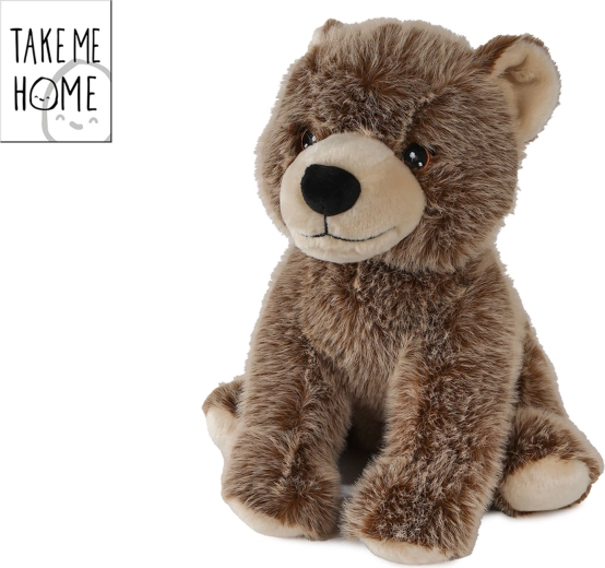 Седящ плюшен мечок Take Me Home 30 см