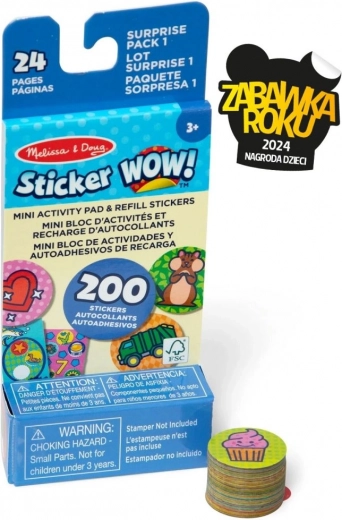 Sticker WOW – refill + mini booklet – surprise