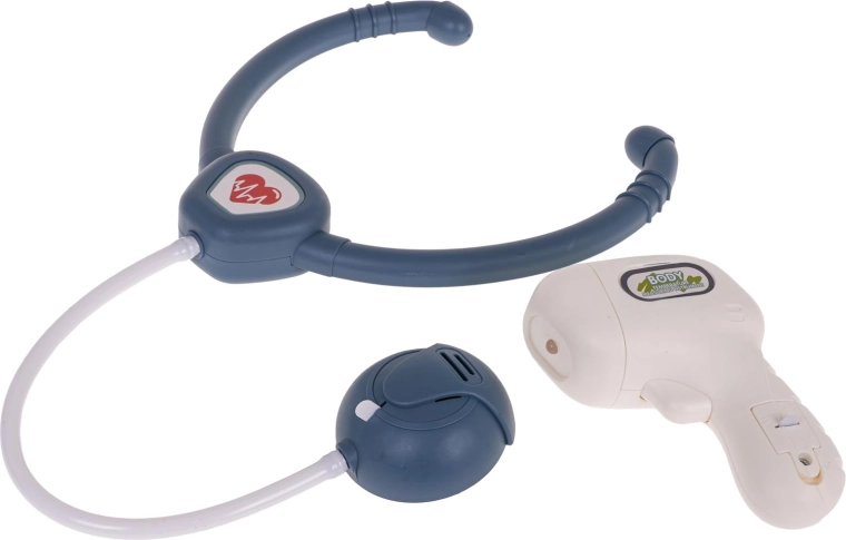 Stethoscope and light-up thermometer