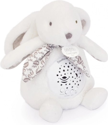Music Box Bunny with Projection Doudou