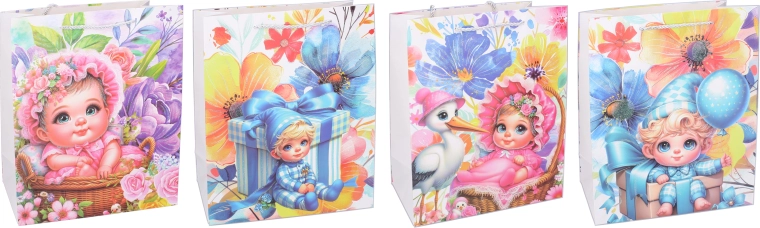 Подаръчна торбичка L детска 40 × 30 × 12 cm