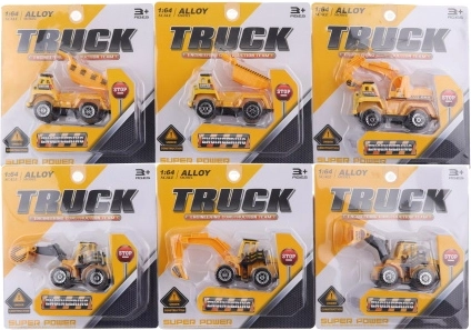 Metal construction vehicle 9 cm