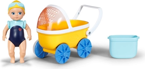 BABY born Splish Splash количка за вана с кукла Ема