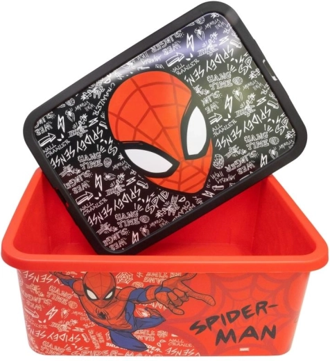 Spider-Man motif and practical 13-liter capacity