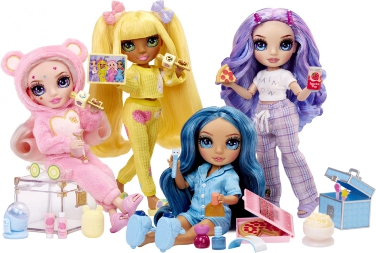 Rainbow High Junior High PJ Party – модна кукла за пижамено парти 23 см