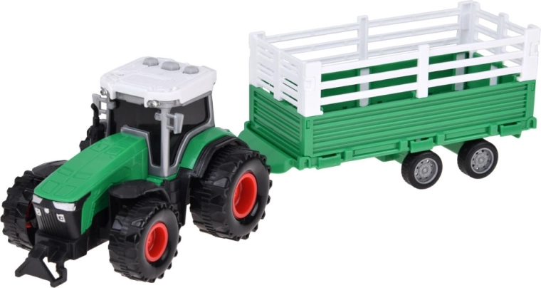 Tractor with trailer and sound buttons