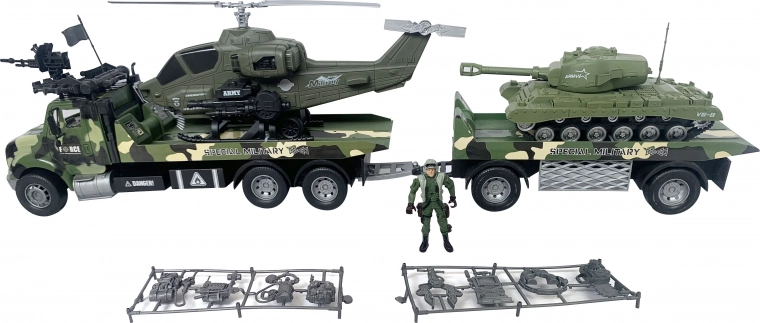 Military Tractor with Soldier 80 cm