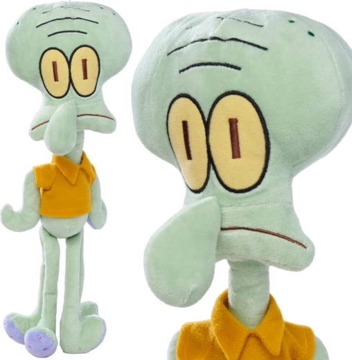 Плюшена играчка SQUIDWARD от света на SPONGEBOB, 35 см