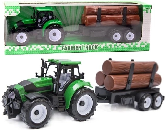 Tractor with trailer - 1 piece