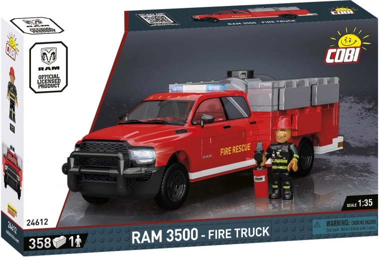 Cobi RAM 3500 пожарникари 1:35 (358 части, фигурка)