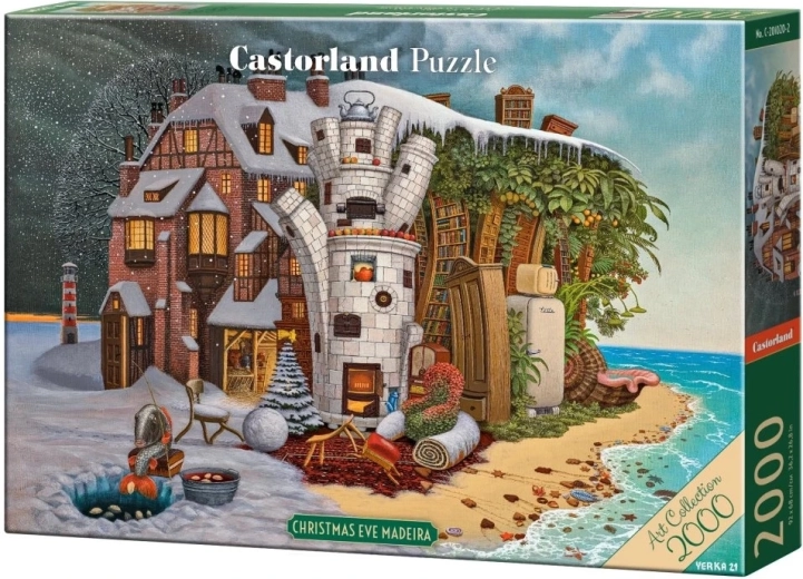 Puzzle Art Collection Коледа на Мадейра 2000 части CASTORLAND