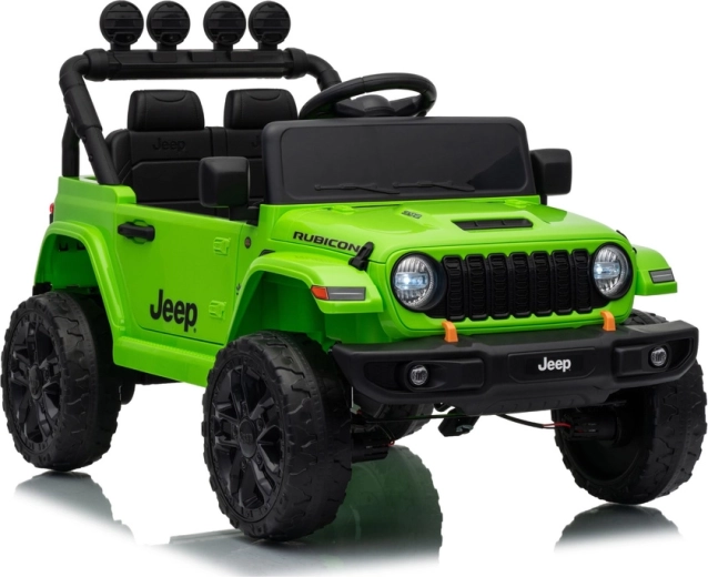 Jeep Rubicon 24V electric ride-on car, green