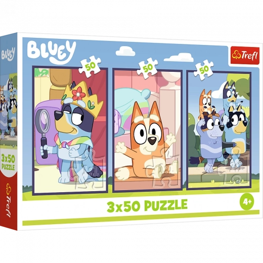 Пъзел 3x50 Семейството на Bluey
