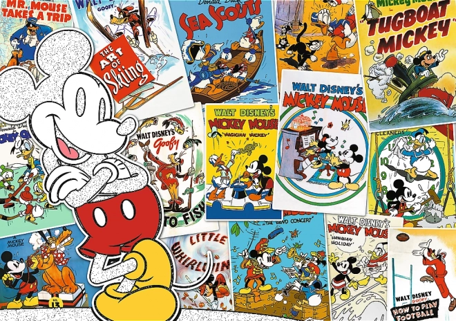 Пъзел 1000 части DISNEY – В света на Мики