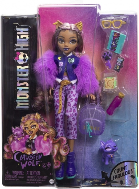 Кукла Monster High Clawdeen Wolf с аксесоари