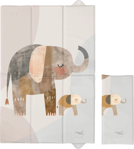 Ceba Baby travel changing mat Basic Elephant Family 60 × 40 cm
