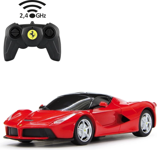 RC Ferrari LaFerrari model in 1:24 scale, red
