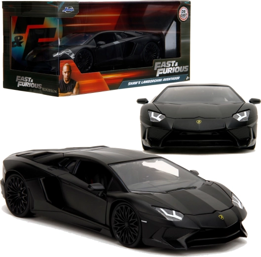 Jada Toys Fast & Furious Shaw’s Lamborghini Aventador model car black