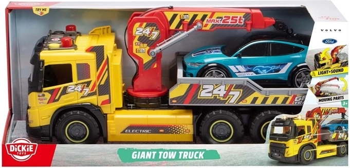 Dickie Toys Giant автовоз Volvo със светлини и звук