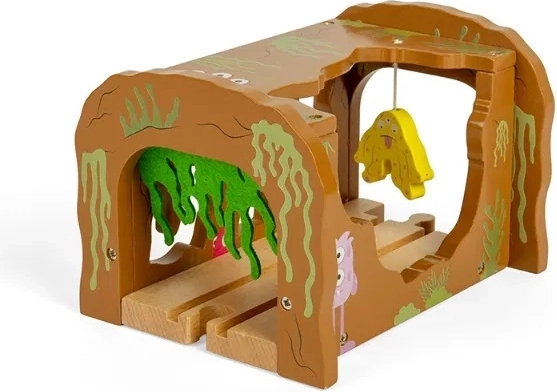 Bigjigs Rail wooden monster tunnel