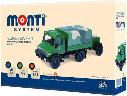 Конструктор MONTI SYSTEM Bundeswehr Mercedes Unimog 1:48